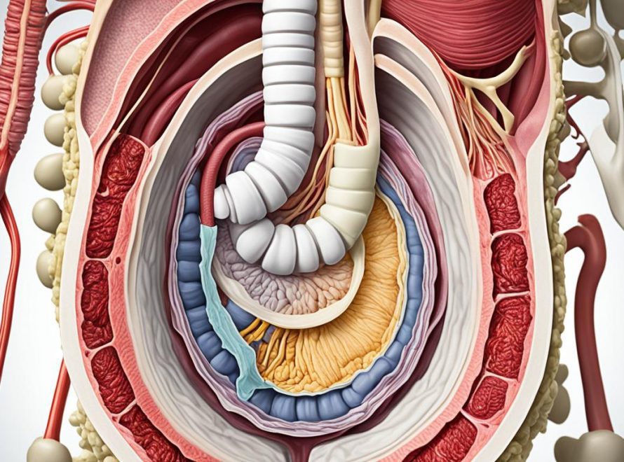 Small bowel prolapse (enterocele)